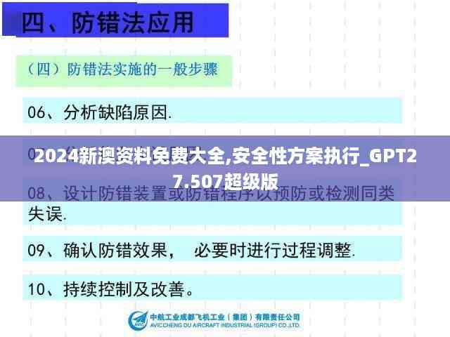 2024新澳资料免费大全,安全性方案执行_GPT27.507超级版