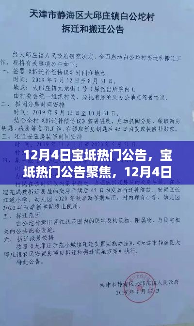 12月4日宝坻热门公告聚焦，重要资讯解读与更新