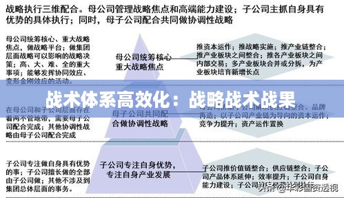 战术体系高效化：战略战术战果 
