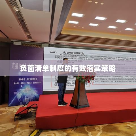 负面清单制度的有效落实策略